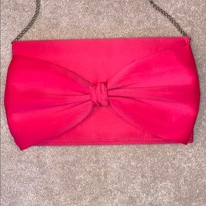Fuchsia pink bow purse brand new